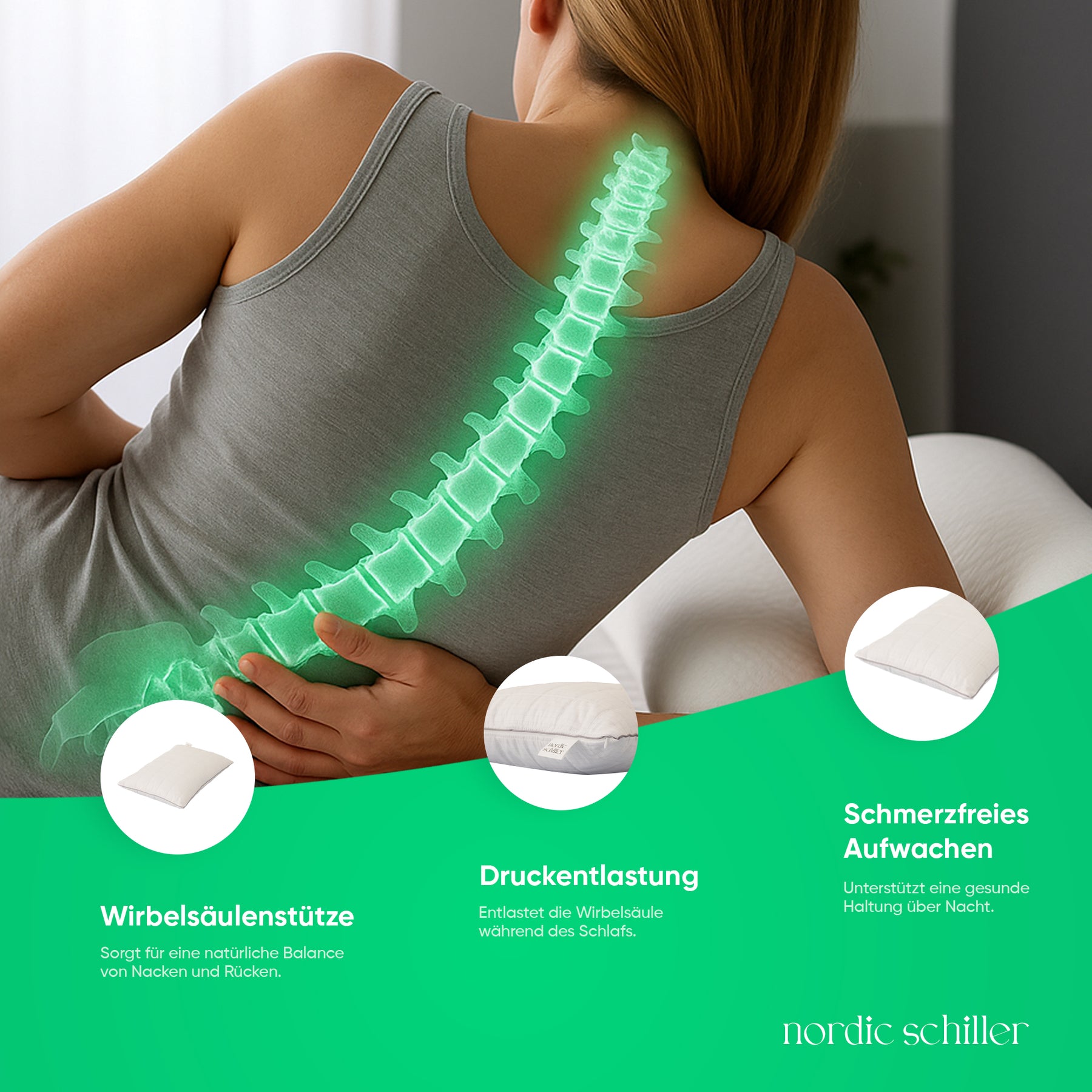 Nordic Schiller Klassisches Antistress-Kissen
