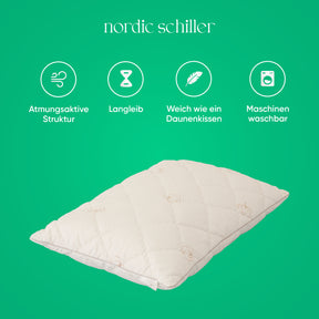 Nordic Schiller Klassisches Baumwollkissen