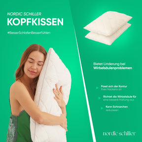 Nordic Schiller Klassisches Baumwollkissen