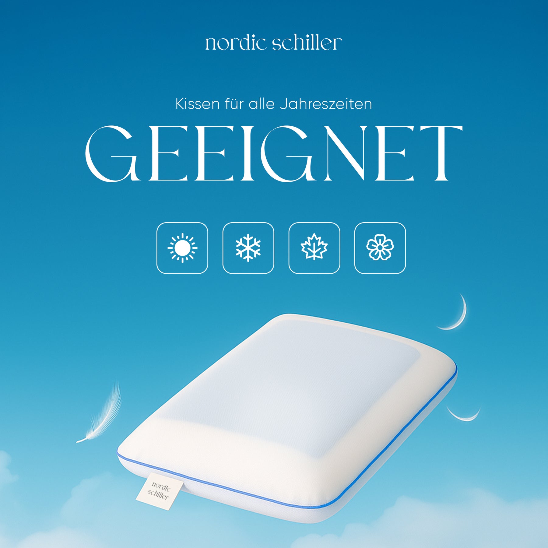 Nordic Schiller Gel Visco Klassisches Kissen
