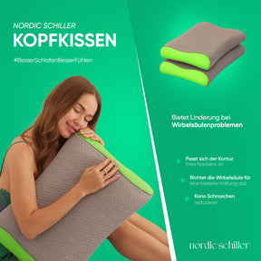 Nordic Schiller Carbon Visco Doppel-Nackenstützkissen