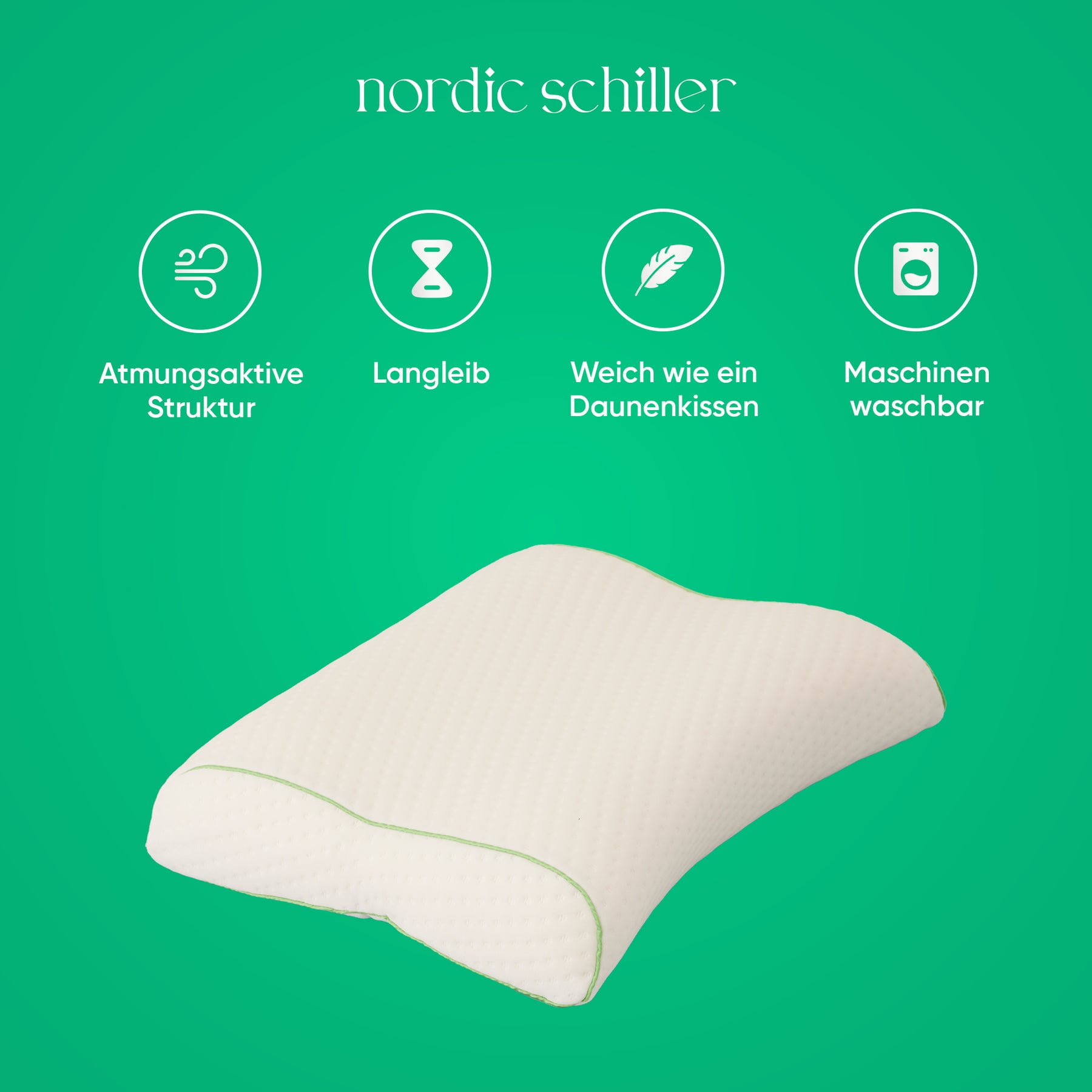 Nordic Schiller Pro Visco Doppel-Nackenstützkissen