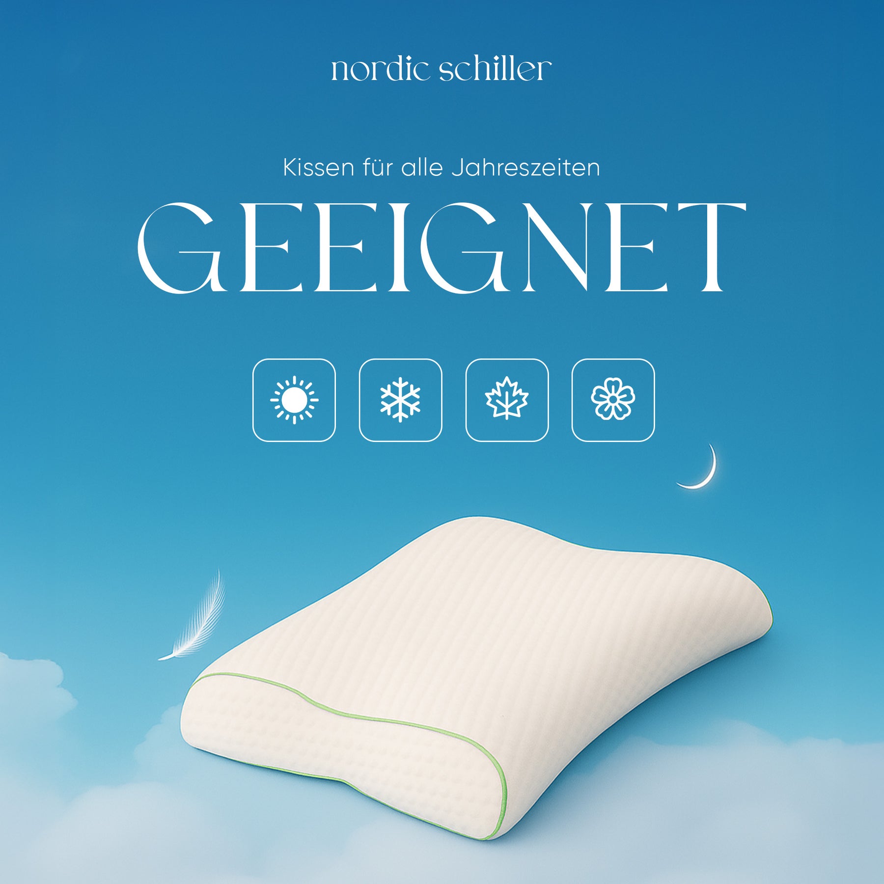Nordic Schiller Pro Visco Doppel-Nackenstützkissen