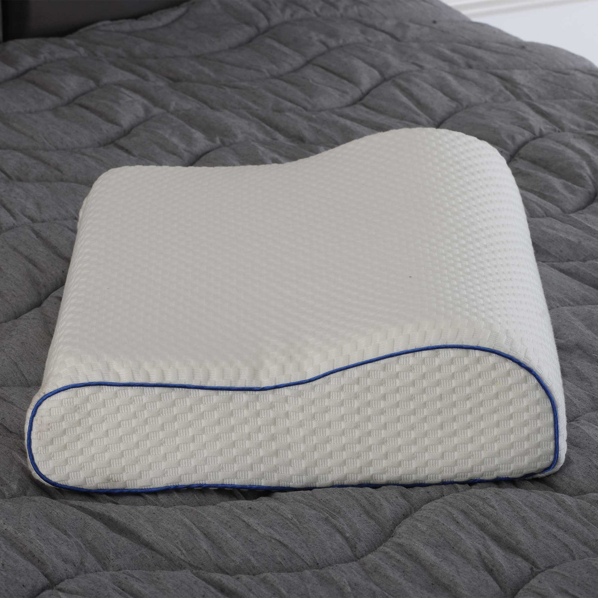 BRITISH HOME Visco Carbon Series Klassisches Hochkissen – Ergonomischer Schlafkomfort für optimale Entspannung
