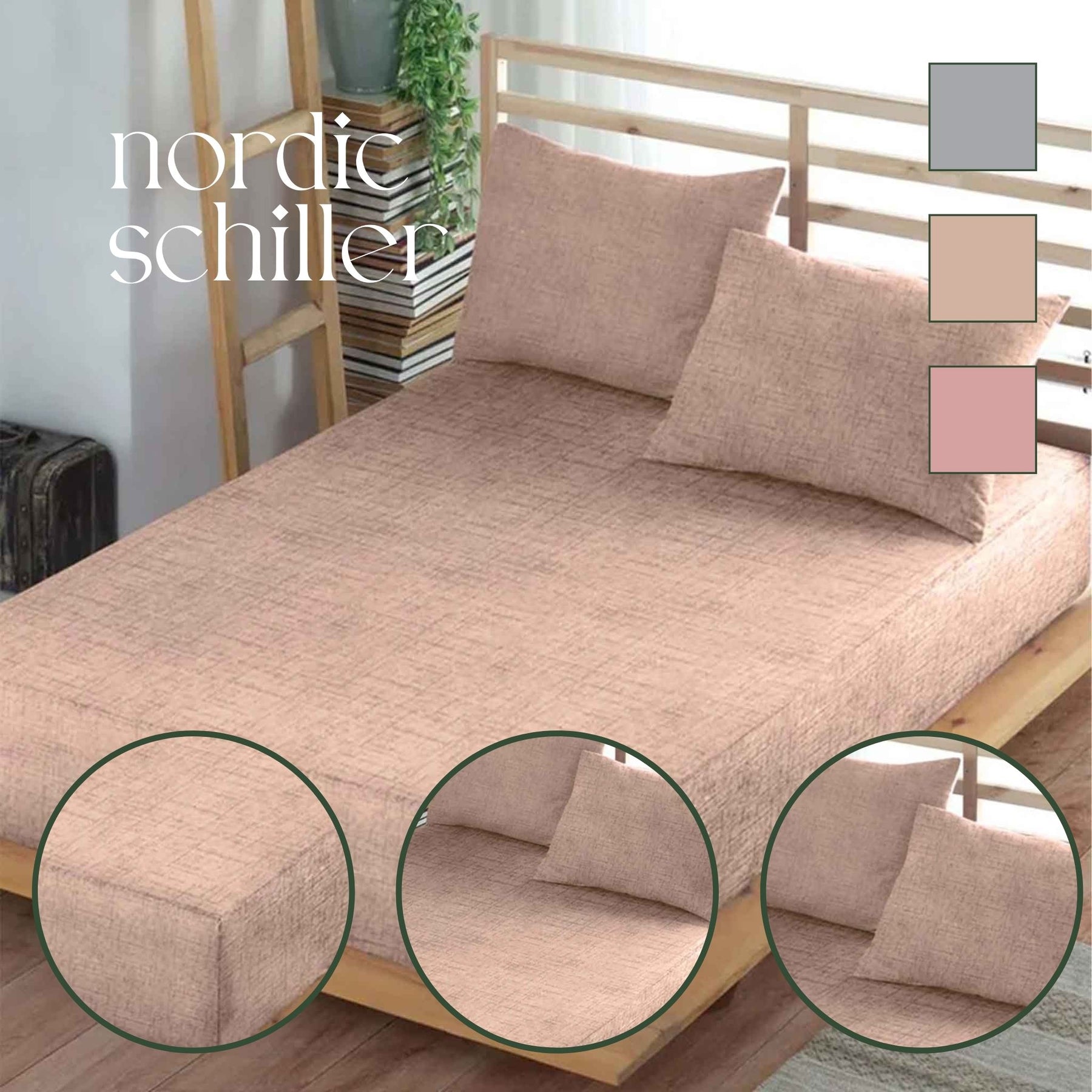 Nordic Schiller Baumwoll-Polyester Spannbettlaken