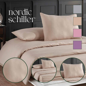 Nordic Schiller Bettwäsche-Set – 100% Baumwolle-Einzelperson