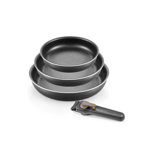 Bratpfannen-Set mit abnehmbarem Griff VARIO, 4-teilig