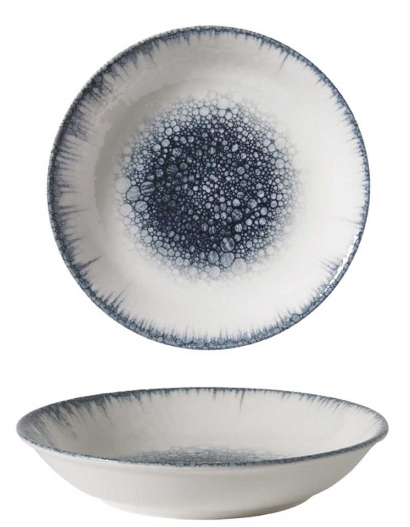 GÜRAL Antares EO Professional Teller tief, Bone Porzellan, Ø 20cm, creme