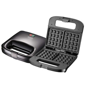 HATEX Michelino Waffeleisen Eckig 750W Schwarz