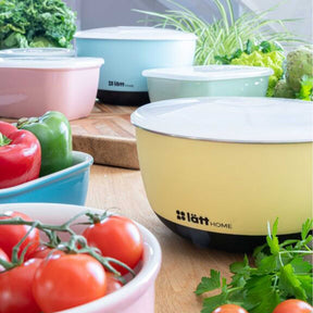 Lätt Home Hermetischer Keramikbehälter - 650 ml Rund, Rosa