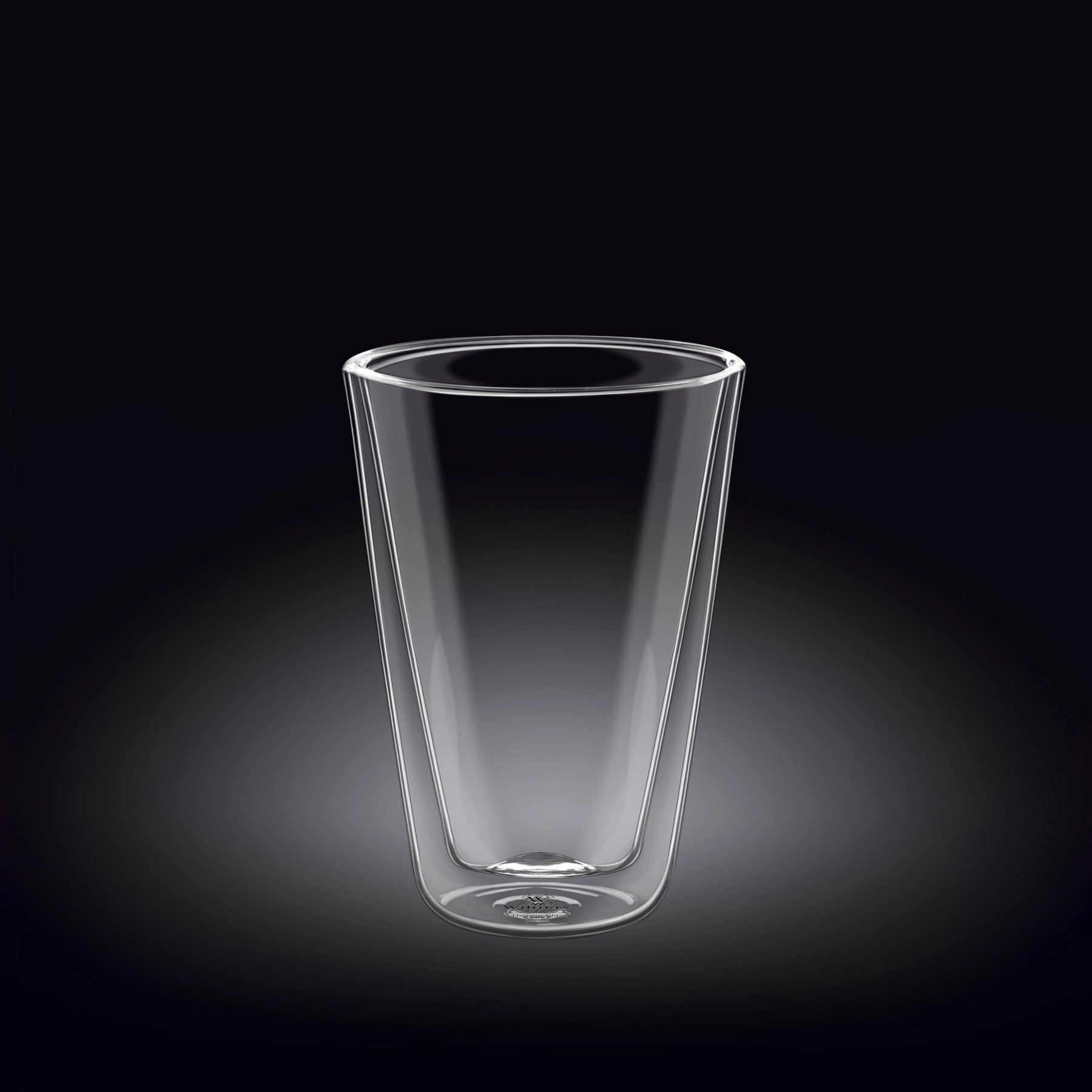 Wilmax Doppelwandiges Glas 300 ml Transparent