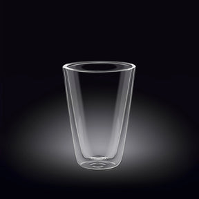 Wilmax Doppelwandiges Glas 300 ml Transparent
