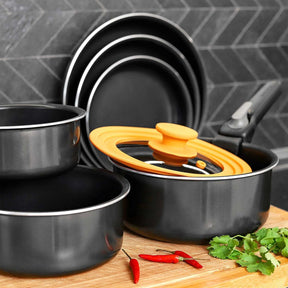 Tescoma Kasserollen-Set mit abnehmbarem Griff VARIO Topf-Set, 4-teilig