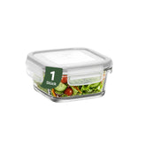 LAV Fresco Glas-Frischhaltedose 375 ml mit Deckel transparent