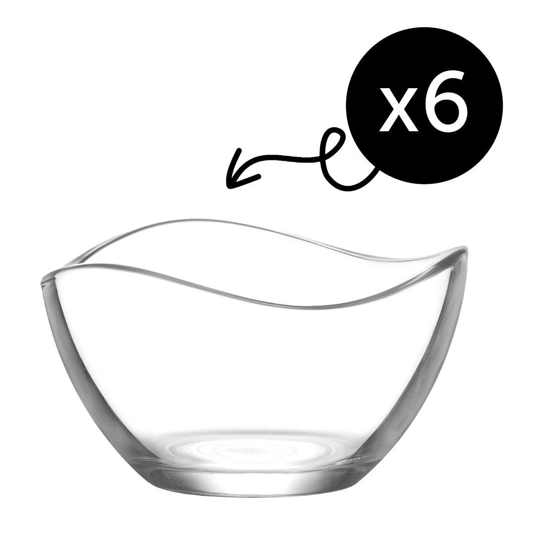 LAV Vira Mini Glasschalen – 65 ml (2 1/4 oz), 6er Set