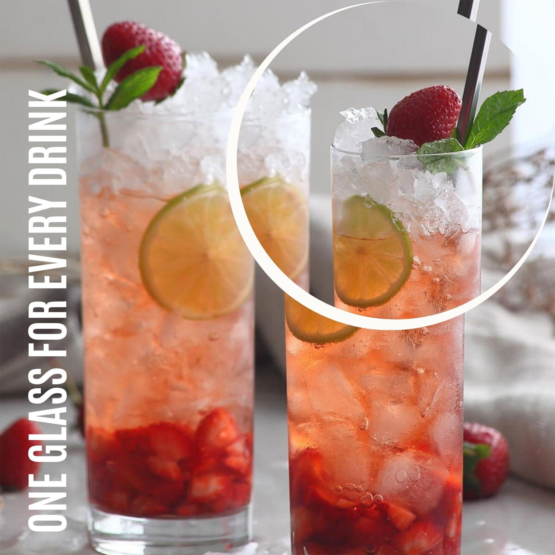 LAV Liberty Longdrinkgläser – 360 ml (12 1/4 oz), 6er Set