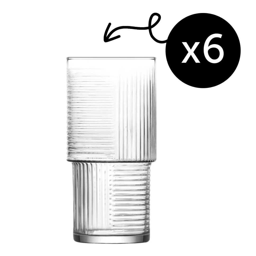 LAV Longdrinkglaser  6 set