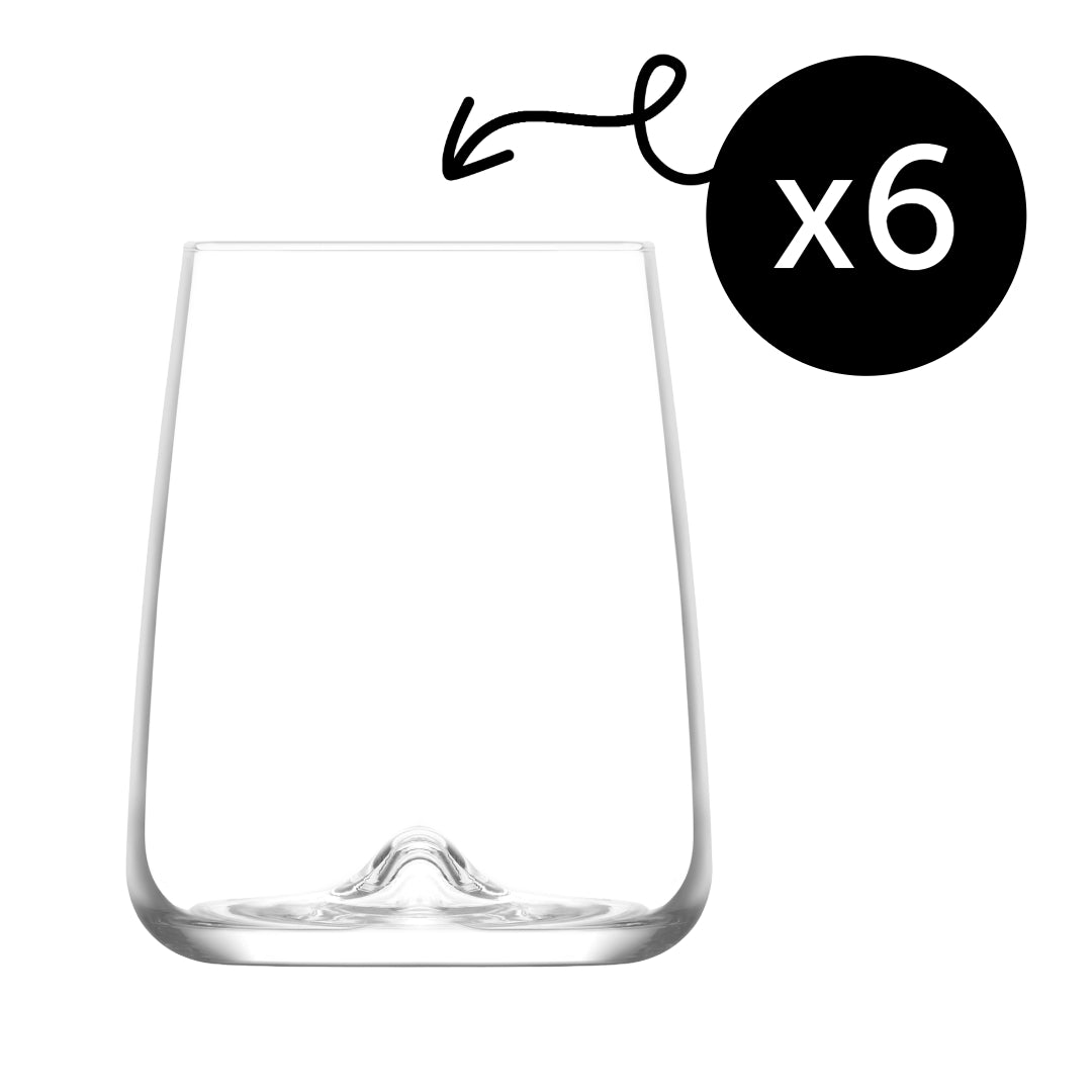 LAV Terra Weingläser – 475 ml (16 1/4 oz), 6er Set