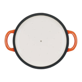 COCOTTE Lätt Gusseisen Bräter Rund - 23x11 cm, 4 L - Orange Emailliert
