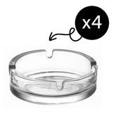 LAV Keyif Aschenbecher hitzebeständiges Glas mit Einkerbungen Detailansicht