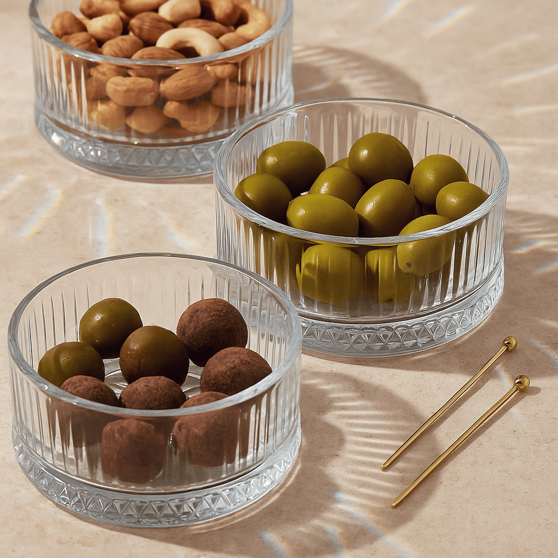 Pasabahce Elysia Glasschale – 510 ml, Ø 13 cm, 2er Set