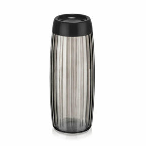 Michelino Tanja Vorratsglas Riffel Klarglas 1,6L Anthrazit