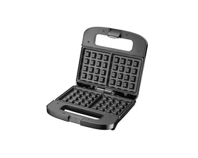 Michelino Waffeleisen Eckig 750W Schwarz