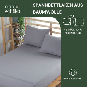 Nordic Schiller Ranforce Baumwoll-Spannbettlaken
