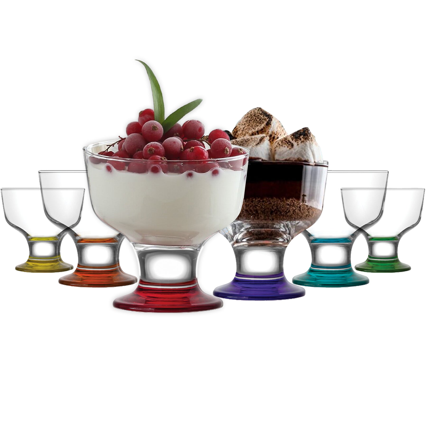 LAV Destina Eis- und Dessertschalen - 285 ml (9 3/4 oz), Moment der Nutzung - Alle Teile