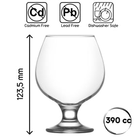 LAV Misket Brandygläser – 390 ml (13 1/4 oz), 6er Set