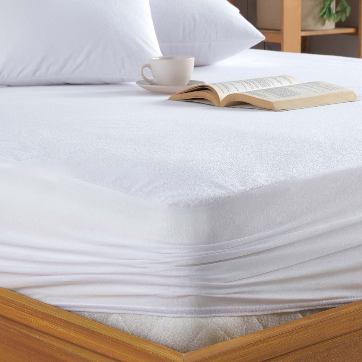 Nordic Schiller Wasserdichte Fitted Matratzenauflage aus Baumwolle