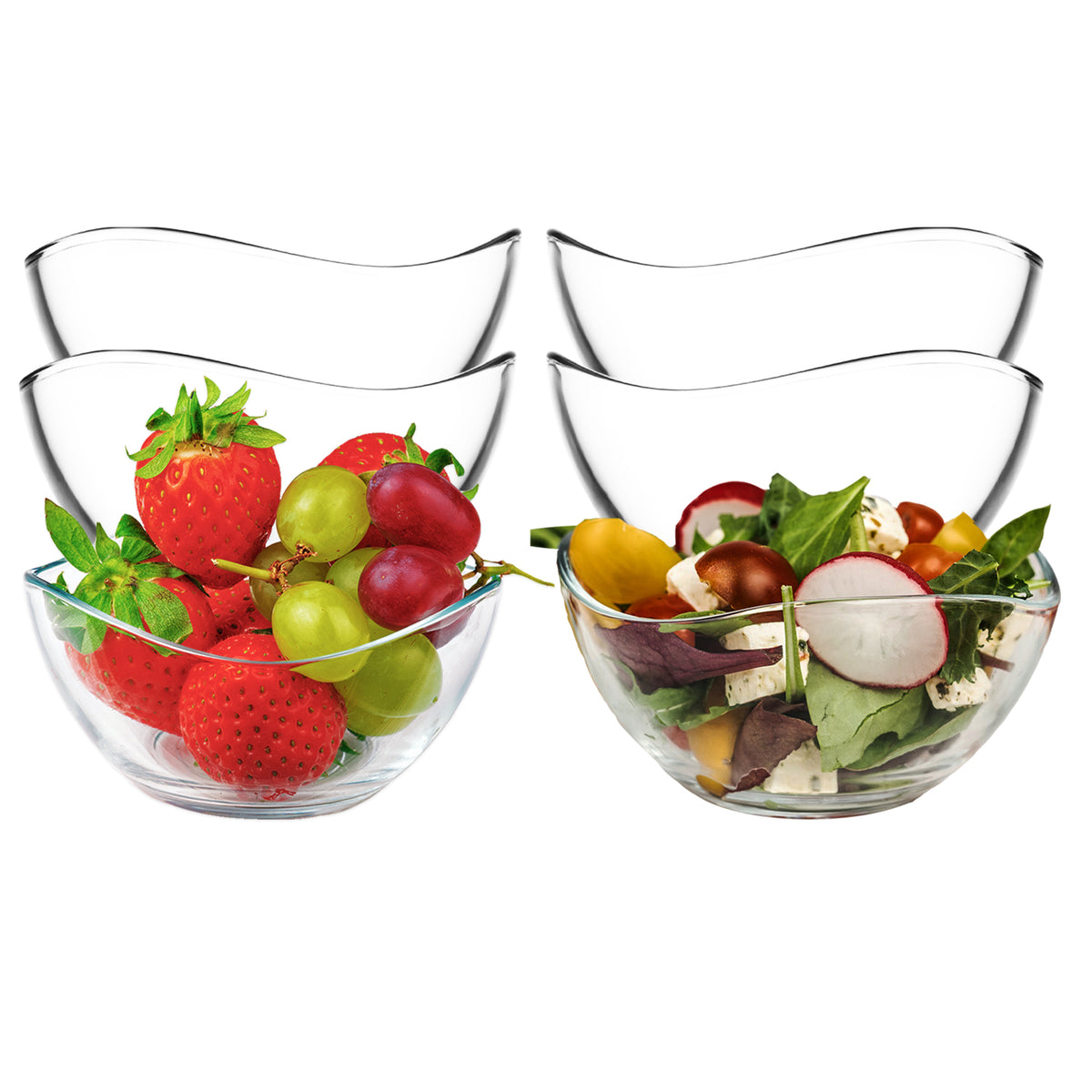 LAV Vira Glasschalen – 215 ml (7 1/4 oz), 6er Set