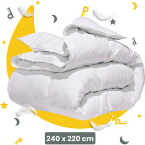 Sleep Comfy Dons Serie - Ganzjahresdecke Einzelbett, Antiallergisch & Waschbar