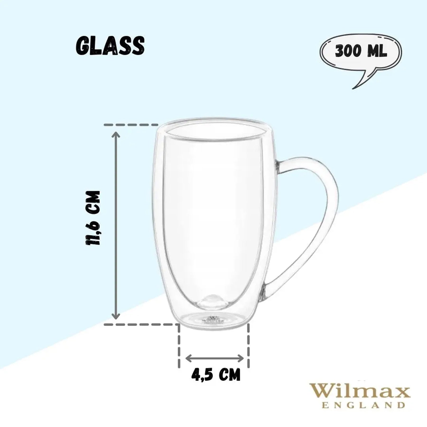Wilmax Thermobecher mit Doppelwand
