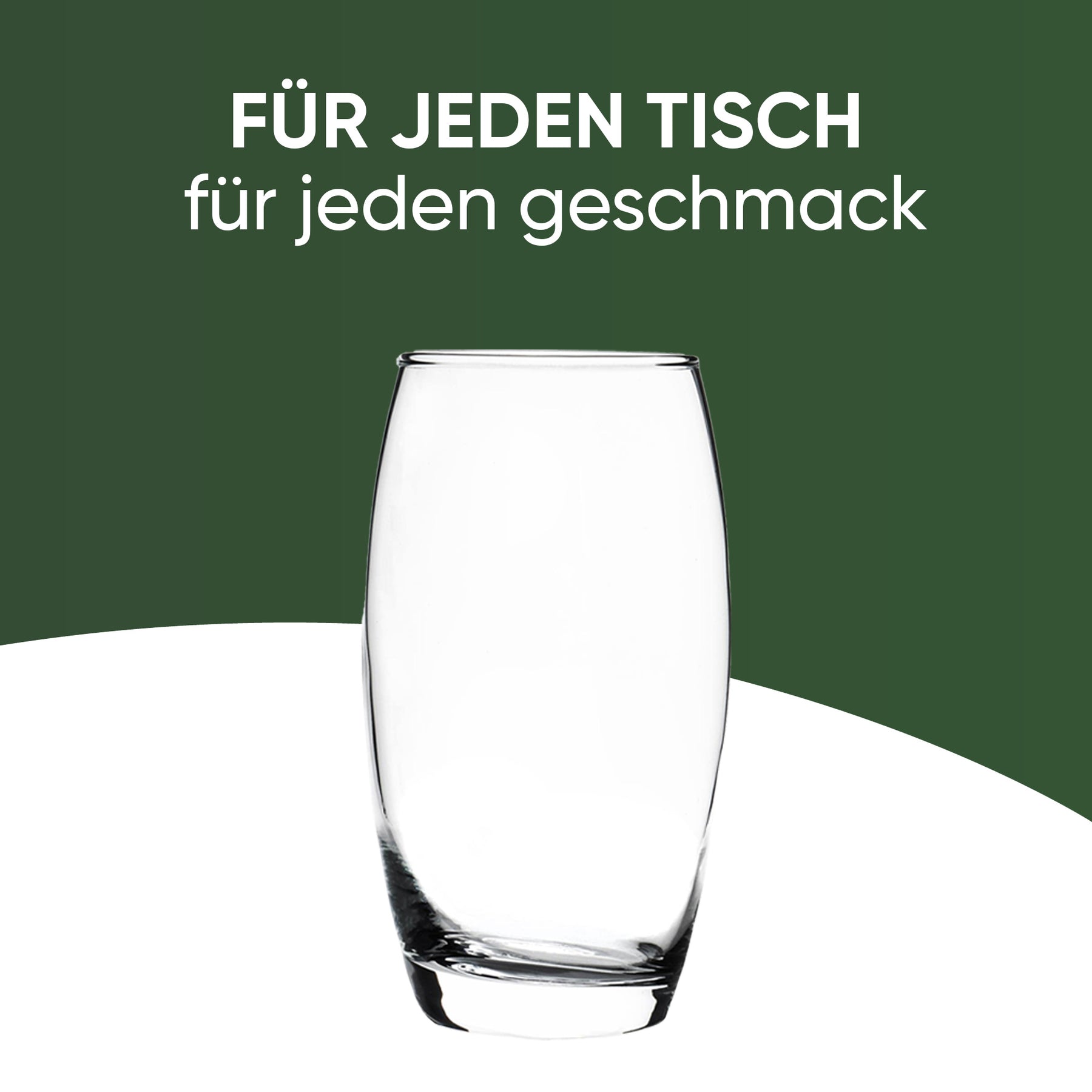 Wilmax Glaskrug 2,5 L mit Edelstahl-Deckel & LAV Longdrinkgläser 6er Set