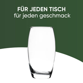 Wilmax Glaskrug 2,5 L mit Edelstahl-Deckel & LAV Longdrinkgläser 6er Set