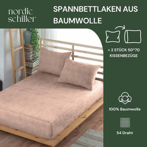 Nordic Schiller Baumwoll-Polyester Spannbettlaken