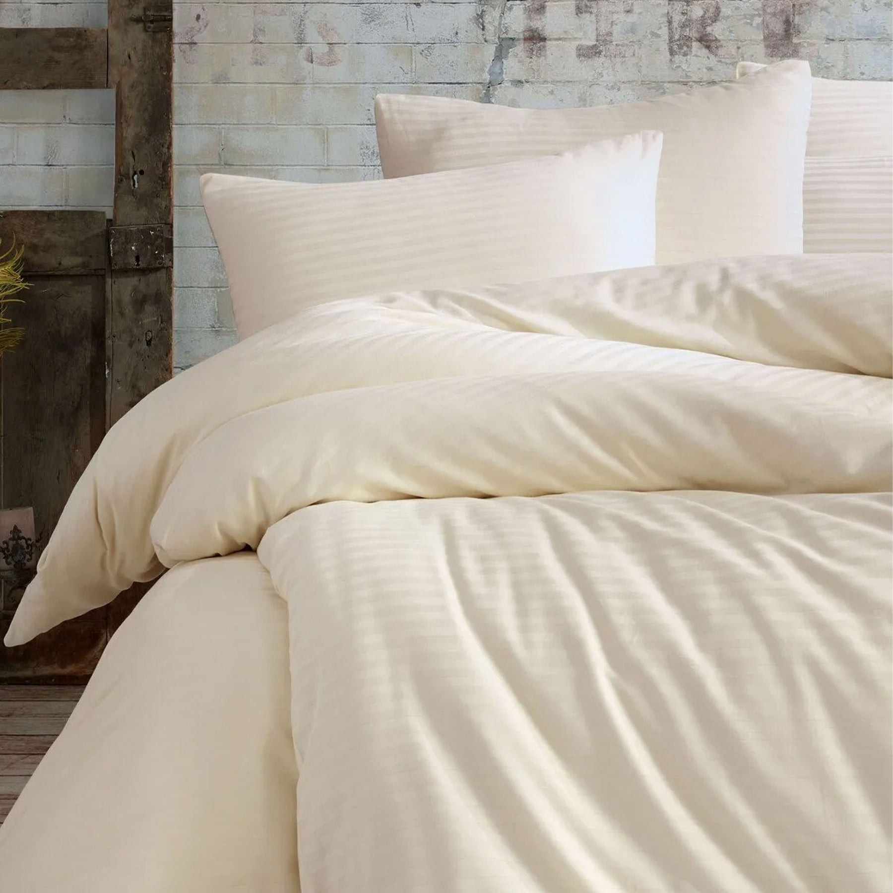 Nordic Schiller Einzelbettwäsche-Set 160x220 cm, Beige