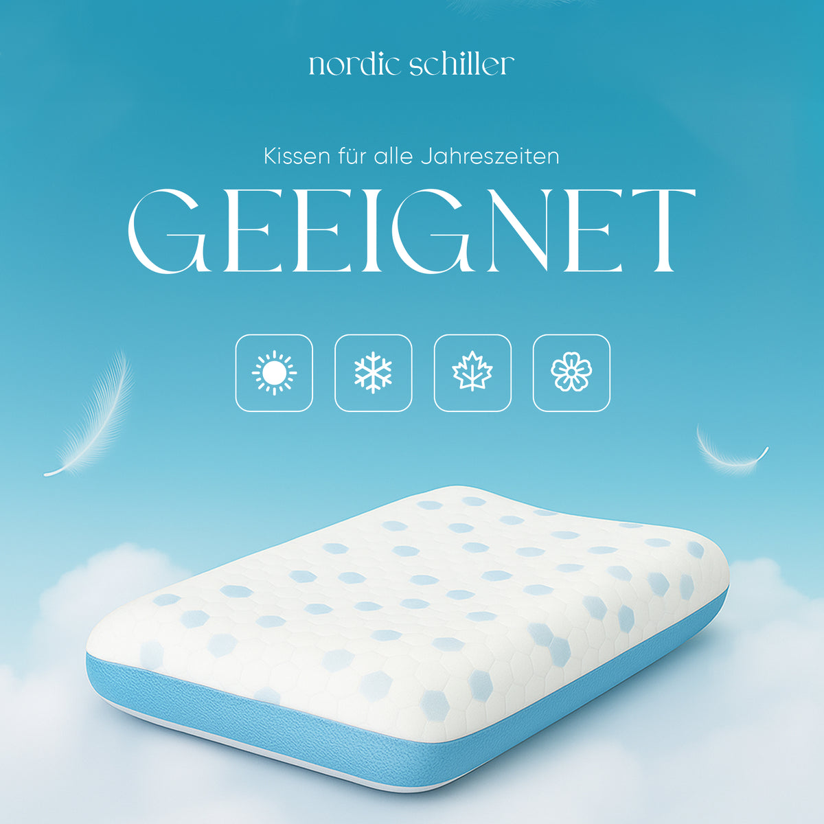 Nordic Schiller Hochkissen