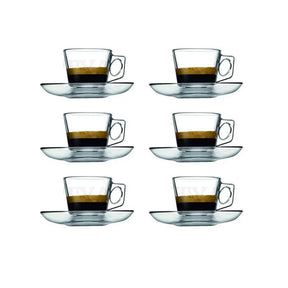 Pasabahce Vela 12-tlg. Cup & Saucer Set (80 cc)