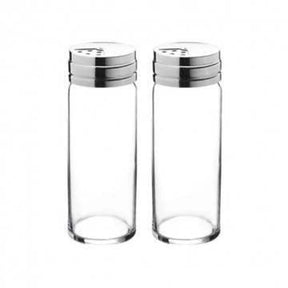 Pasabahce Salz- & Pfefferstreuer 240 ml Glasbehälter mit Edelstahldeckel