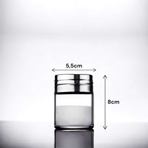 Pasabahce Basic Salz- und Pfefferstreuer 110 ml (3 3/4 oz) - 2-tlg. Glas