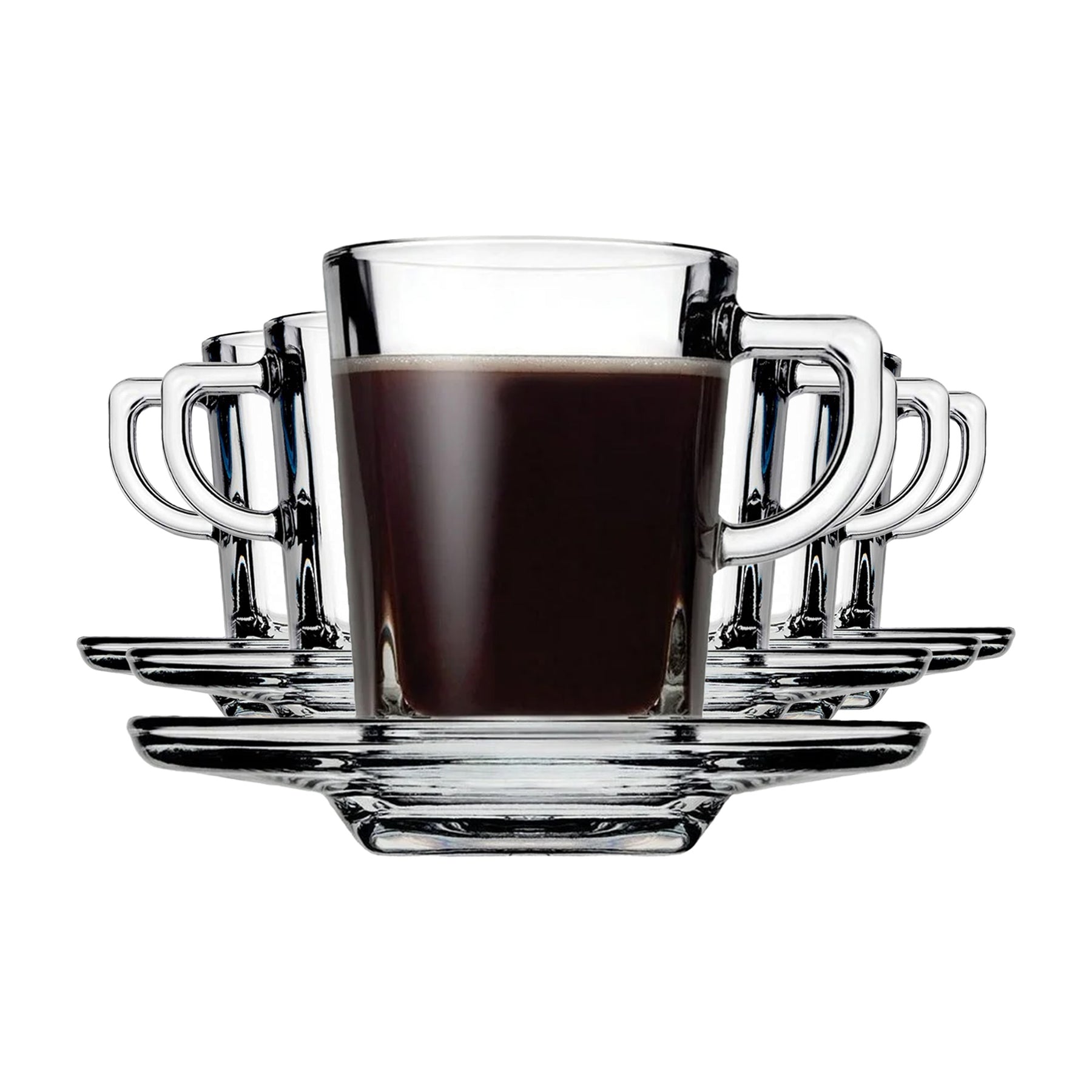 Pasabahce Carre Tassen-Set 75 ml