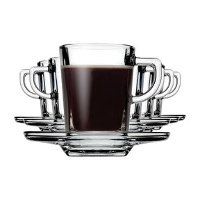 Pasabahce Carre Tassen-Set 75 ml