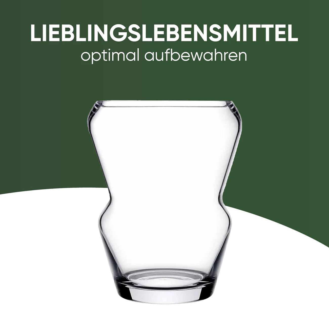 Pasabahce Crystallin PEKO Vase - H: 200 mm, Ø: 167 mm, 1 Stück