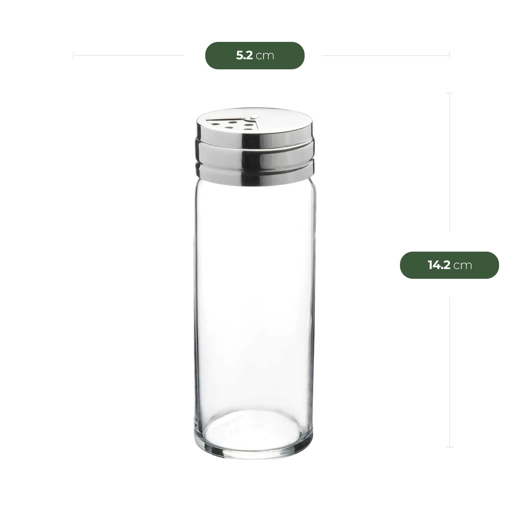 Pasabahce Küchenhelfer Set - Zitronenpresse & Gewürzstreuer - Produktabmessungen