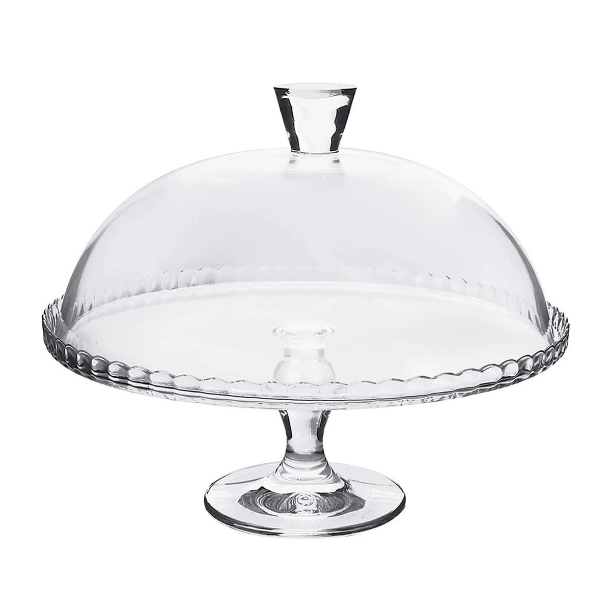 Pasabahce Servierplatte Patisserie Set Tortenständer, transparent