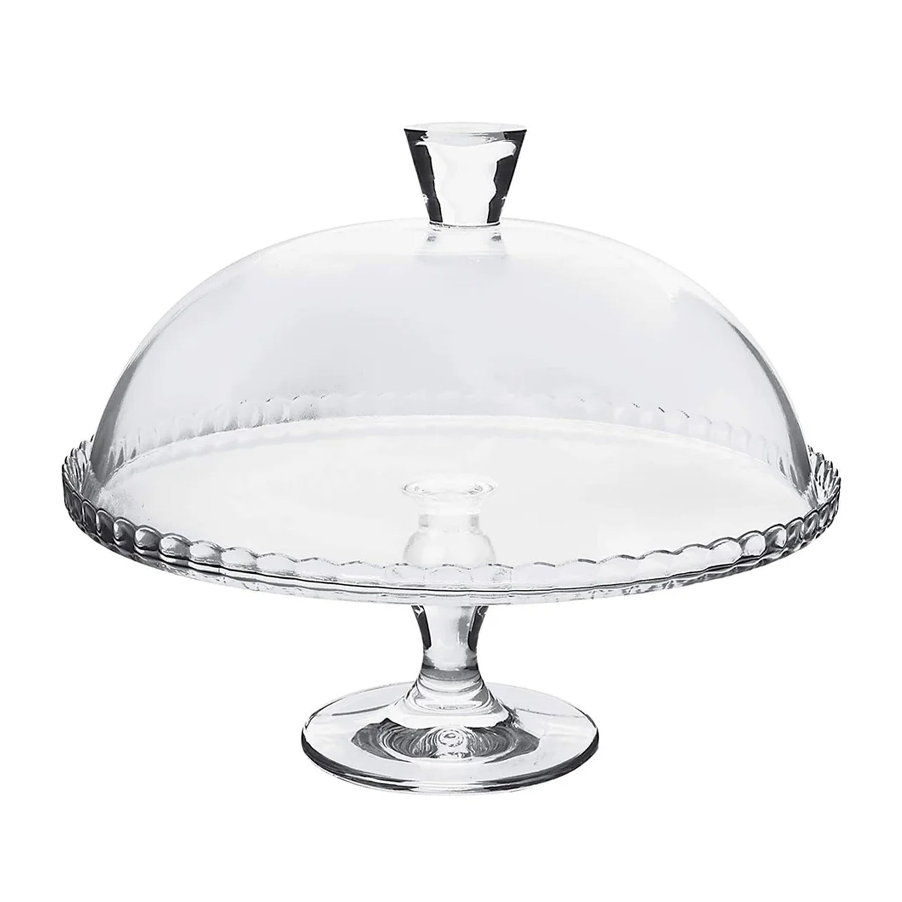 Pasabahce Servierplatte Patisserie Set Tortenständer, transparent