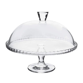 Pasabahce Servierplatte Patisserie Set Tortenständer, transparent