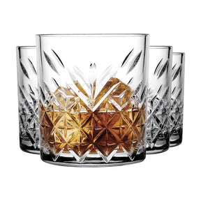 Pasabahce Timeless Klassische Whiskygläser 4-tlg 205 ml